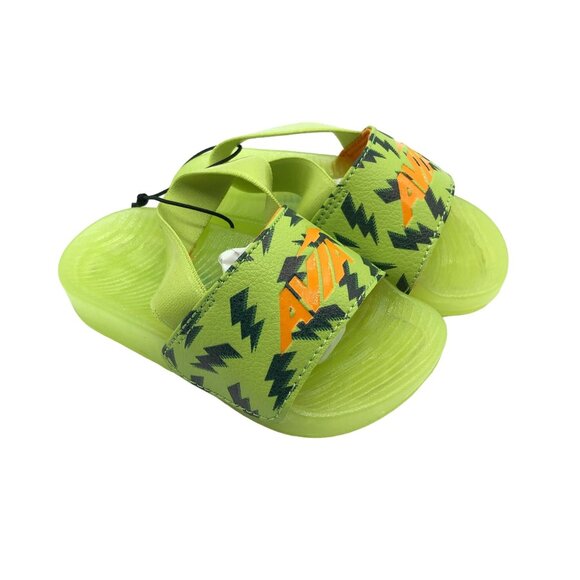 Avia Other - Avia Boys Avi Light-Up Sandals Rubber Slingback Lightning Green 10